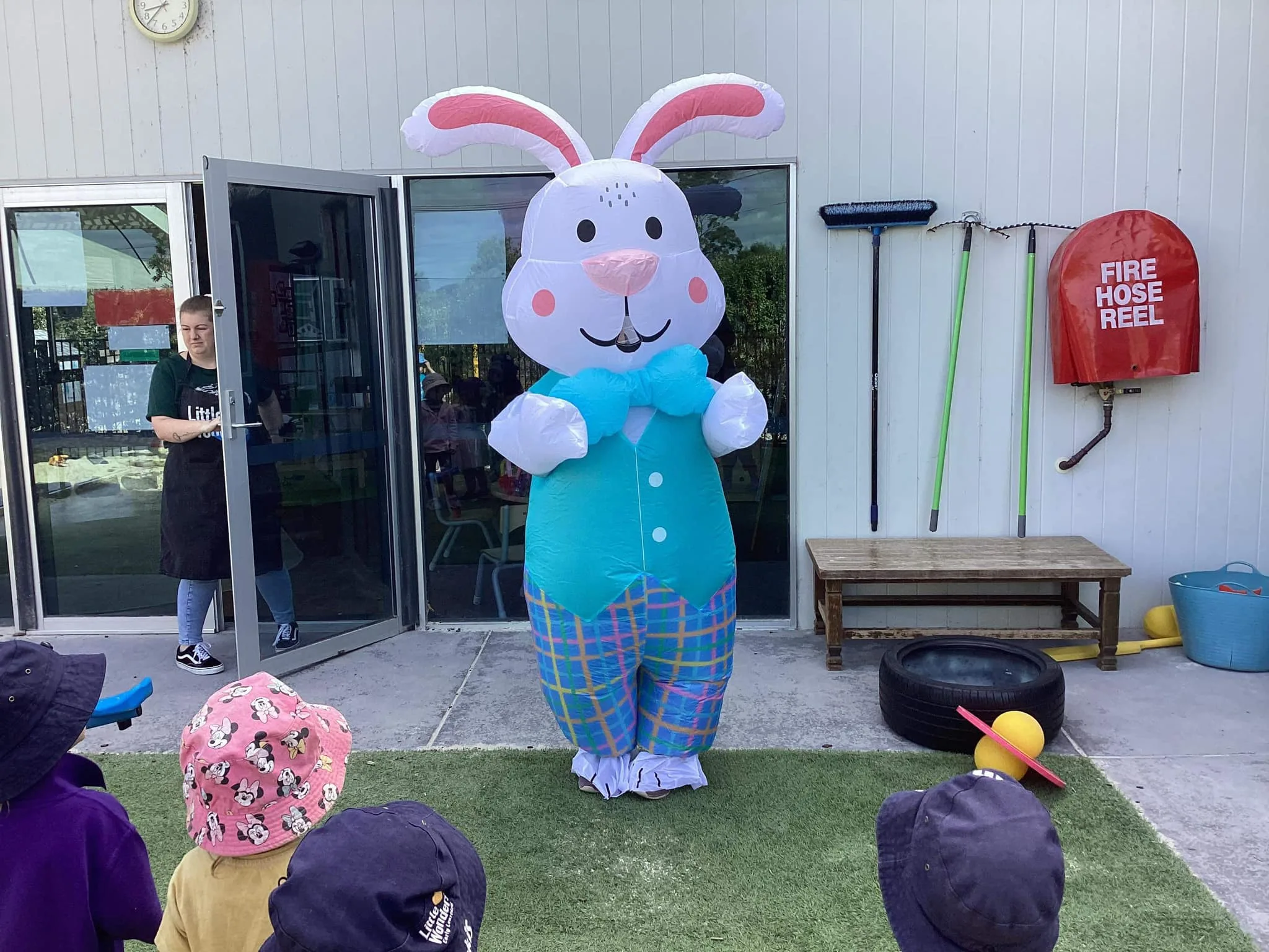 Easter bunny visit at Little Wonders Early Learning Sebastopol